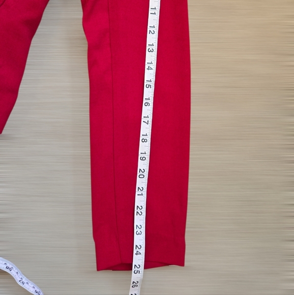 Red Love Tree Draped Waterfall Open Blazer Size Large - Picture 7 of 10